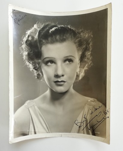 JEAN GILLIE 1915-1949 (ACTRESS) SIGNED - 1930s EARLY PHOTOGRAPH 10 X 8 INCH - Imagen 8 de 16