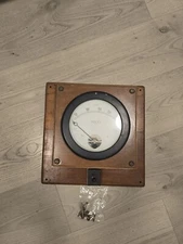 Vintage Mounted Ferranti Voltometer Switched British Army Crows Foot C1955 Large