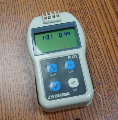 Omega RH32B Temperature Humidity Handheld Data Logger -10 to 50°C (14 to 122°F)