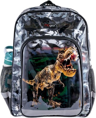 16 Inch Clear PVC School Backpack, Transparent School Youth Bag