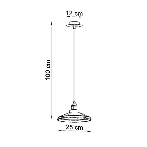 Industrial Chandelier MARE 1 Steel Black E27 LED SOLLUX LIGHTING Any room NEW - Picture 4 of 5