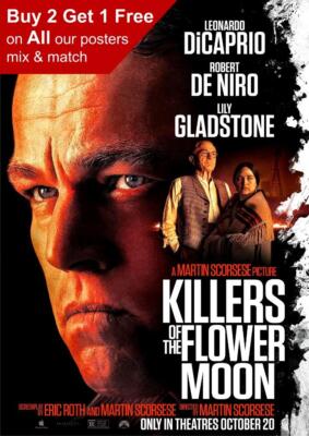 Killers Of The Flower Moon Leonardo DiCaprio 2023 Teaser Poster