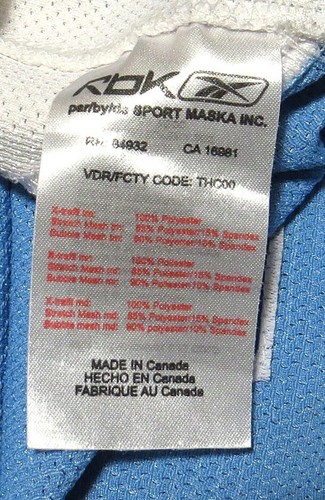 vtg NY Islanders 2007-2008 PRACTICE Jersey sz 60 CCM RBK Powder Blue Fight Strap - 第 11/14 張圖片