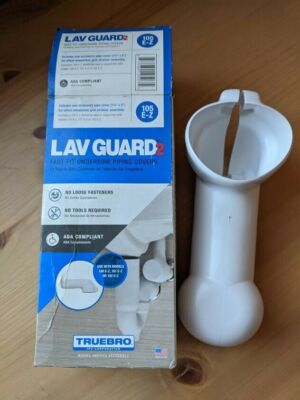 Lot of 2 Truebro 105EZ Lav Guard2 Offset Tailpiece Cover New ADA Compliant