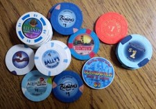  1 CASINO CHIP - YOU PICK THE ONE YOU WANT - LAS VEGAS - RENO - NEVADA - A TO B