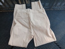 Old Navy Pixie Beige Women s Ankle Pants Sz 4 High Rise Secret Smooth Pockets N