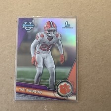 Nate Wiggins 2023 Bowman Chrome University #35 Refractor B-7