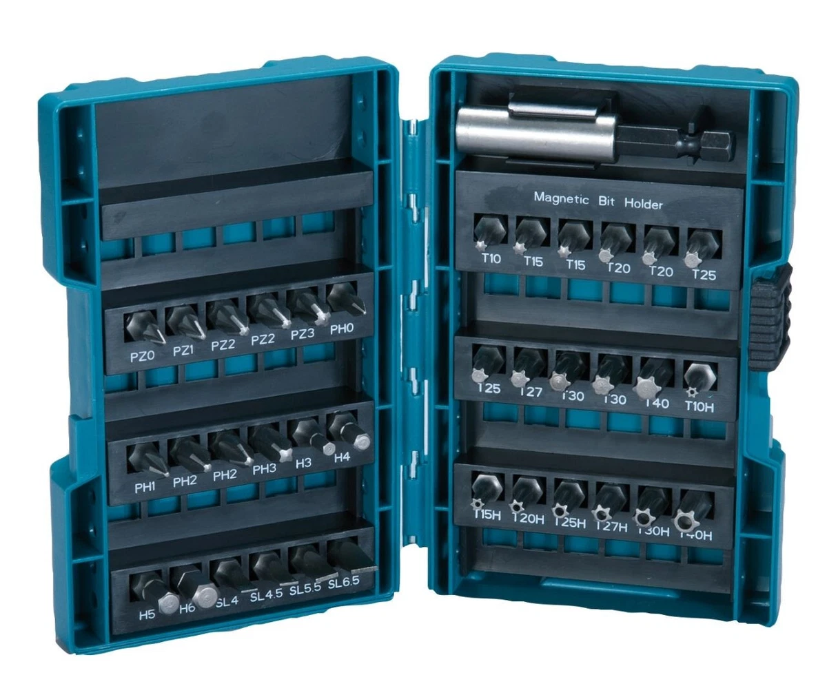 Makita FanSet Zollstock Bleistift Bit Set 37tlg. Schlüsselanhänger 