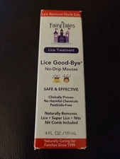 Fairy Tales Lice Good-Bye Natural Lice Treatment  No-Drip Mousse 4 OZ 