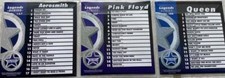 3 CDG LEGENDS KARAOKE 1970'S ROCK QUEEN PINK FLOYD OLDIES CD G lot cd set cds