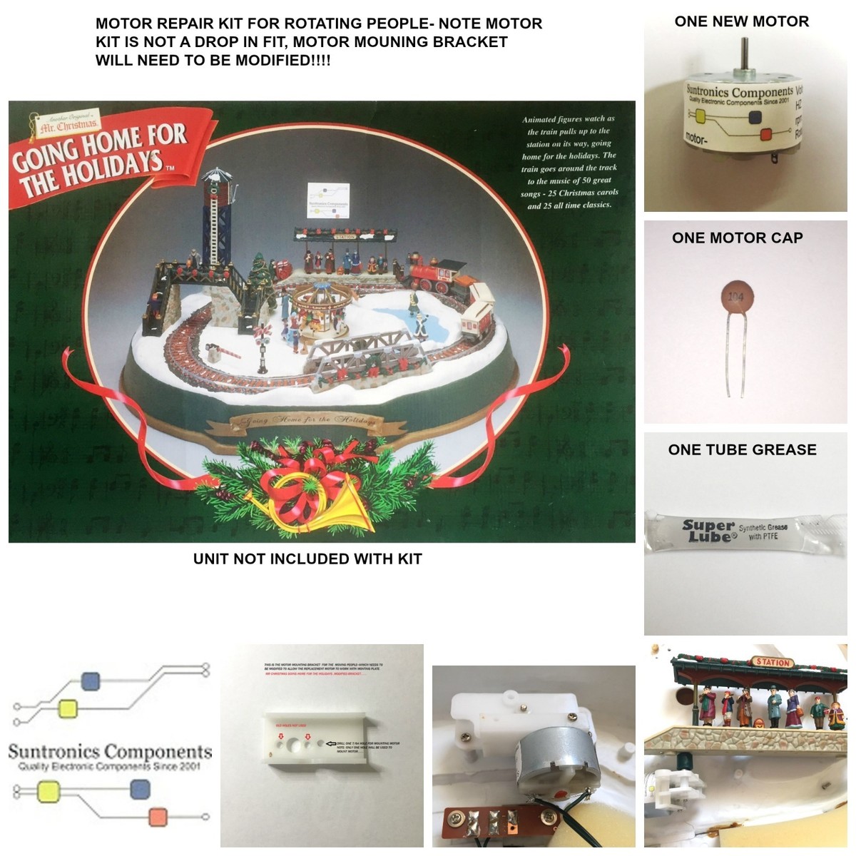 MR CHRISTMAS -Going Home For The Holidays -REPLACEMENT PART