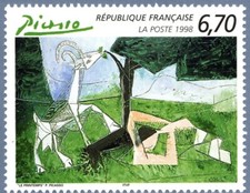 Timbre France 3162 Neuf** - Le printemps de Pablo Picasso - 1998