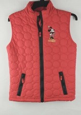 Disney Parks Resort Red Quilted Vest Minnie Mouse Girls Small
