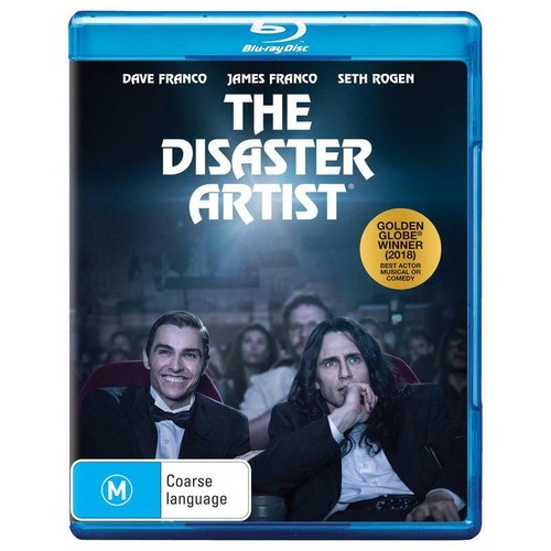 THE DISASTER ARTIST BLU-RAY DVD, 2018 RELEASE, NEW & SEALED, FREE POST