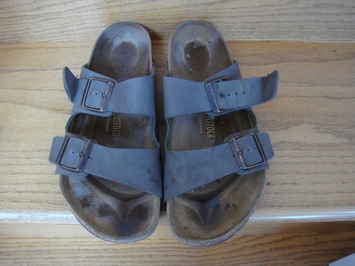 Birkenstock ARIZONA Brown Taupe Leather Sandals Size 42 / US Mens 9 - Womens  11 | eBay