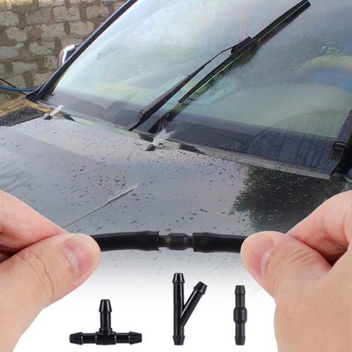 Windshield Washer Nozzles Wiper Spray Fit Most Cars with 2m Fluid Hose Connector - Picture 11 of 15