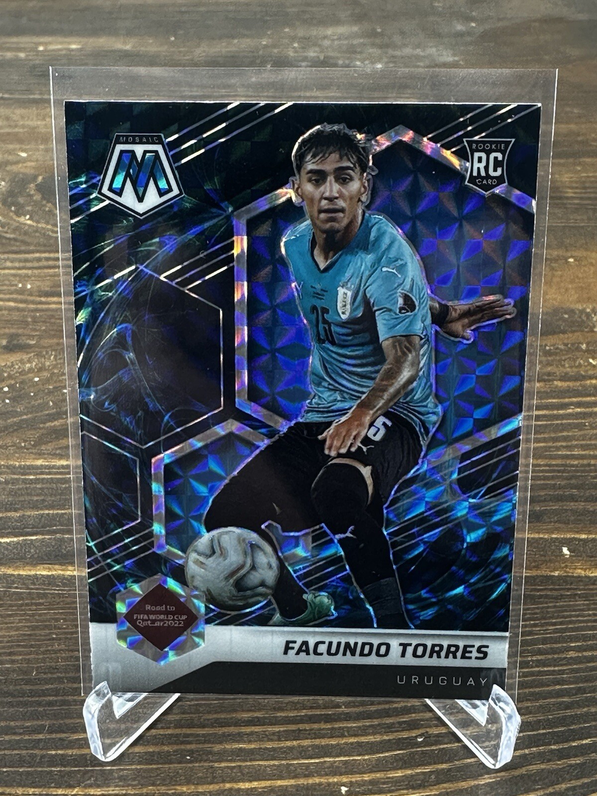 2021-22 Mosaic FIFA World Cup Facundo Torres Genesis Prizm SSP #118 Uruguay