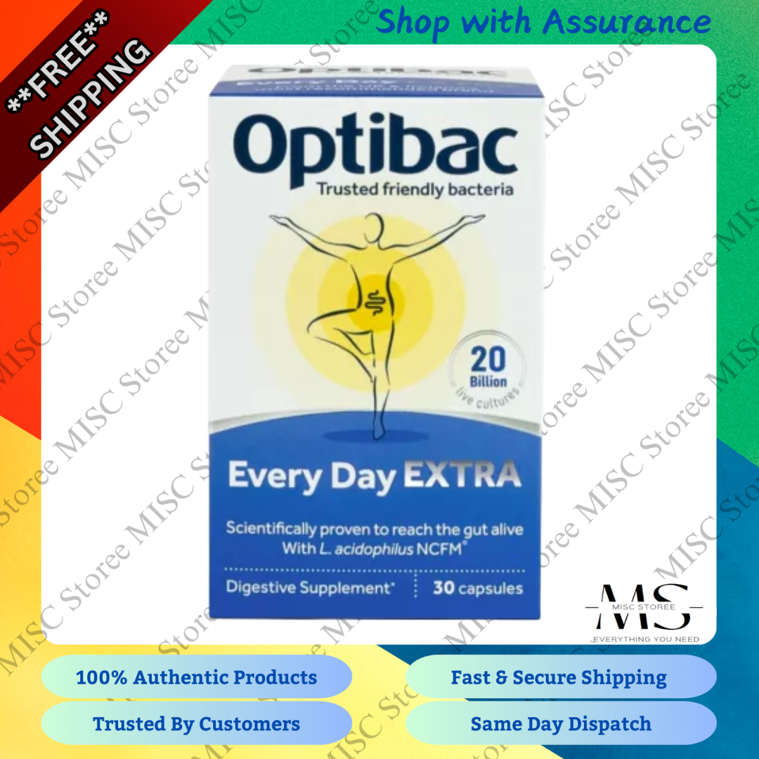 Optibac Priobotics Optibac Probiotics Every Day Extra High Strength Vegan 30 Capsules - Image 7