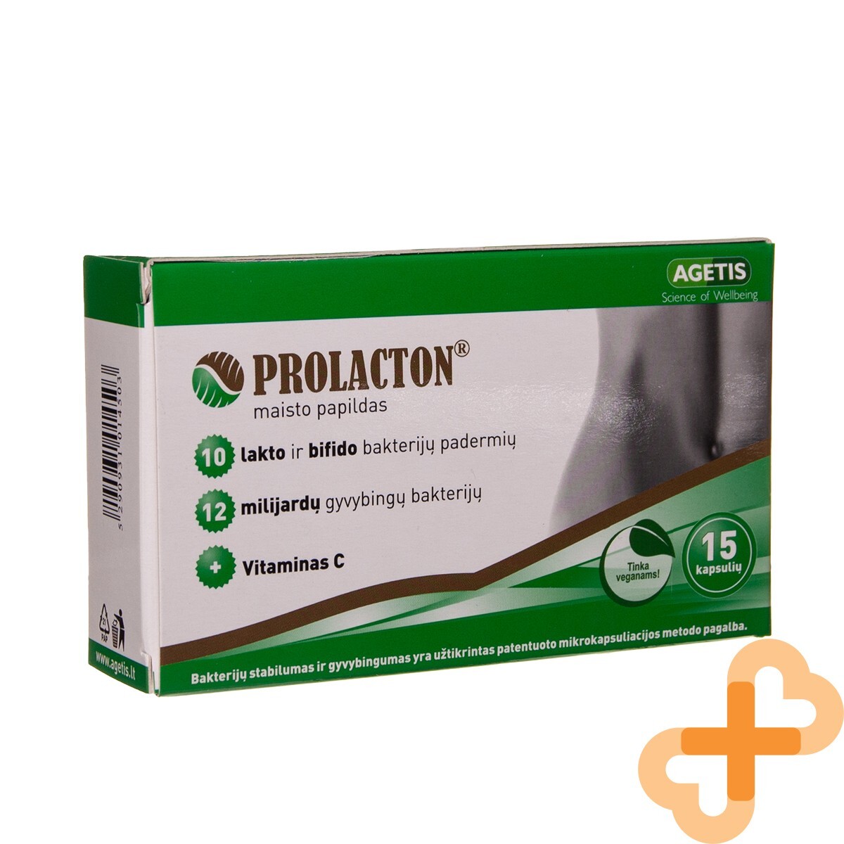 PROLACTON 15 Capsules Lacto Bifido Bacteria Complex For General Wellness