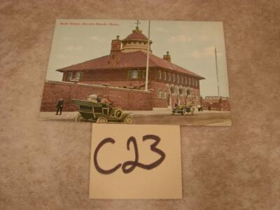 C23 VINTAGE POSTCARD STATE BATH HOUSE REVERE BEACH MASSACHUSETTS