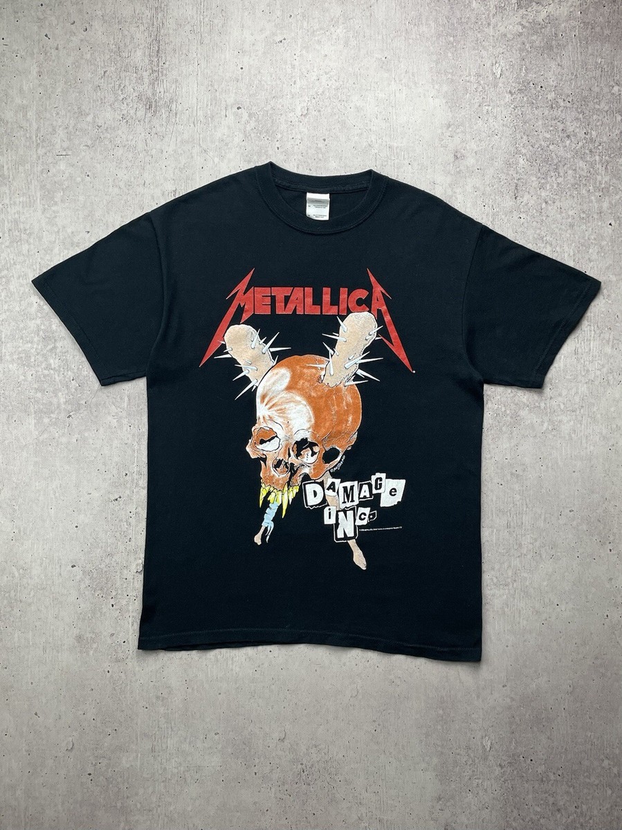 LLICA Tシャツ Damage Inc メタリカ Pushead Metallica Y2k Vintage Pushead Damage Inc. Tour Tee shirt | eBay