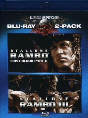 Rambo: First Blood II / Rambo: First Blood III [New Blu-ray] 2 Pack