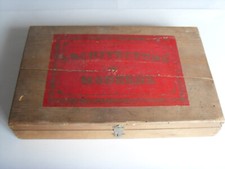 Ancienne boite jeu de construction maison Architecture moderne jouet en bois