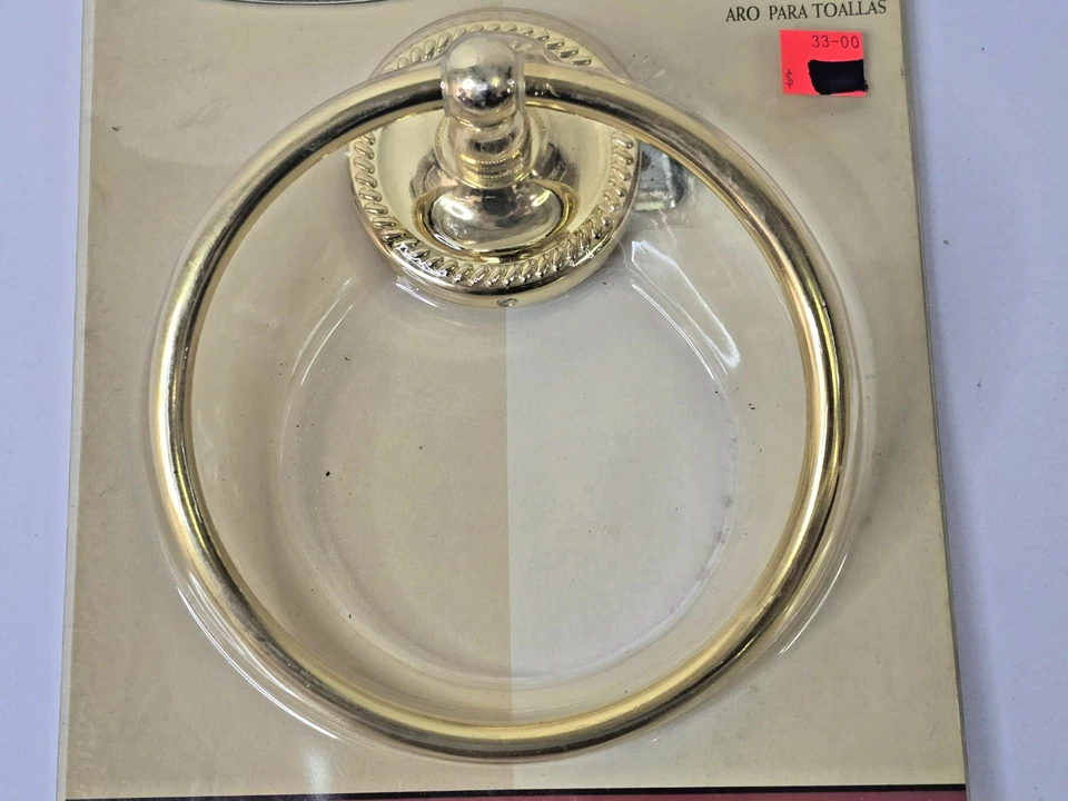 Toallero de latón Design House Hamilton Collection #532564 NUEVO Foto 2 de 4