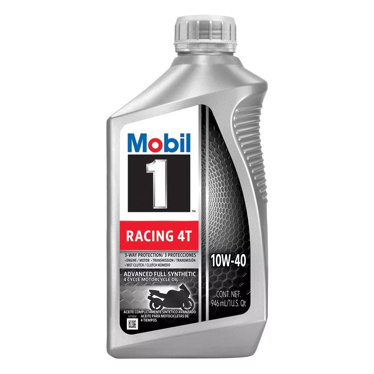 K&N / Mobil 1 Racing 4T 10W40, 4 Quarts Oil Change Kit Fits