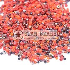 PRECIOSA ROCAILLES CZECH GLASS SEED BEADS MIXED (40G) - PICK COLOUR