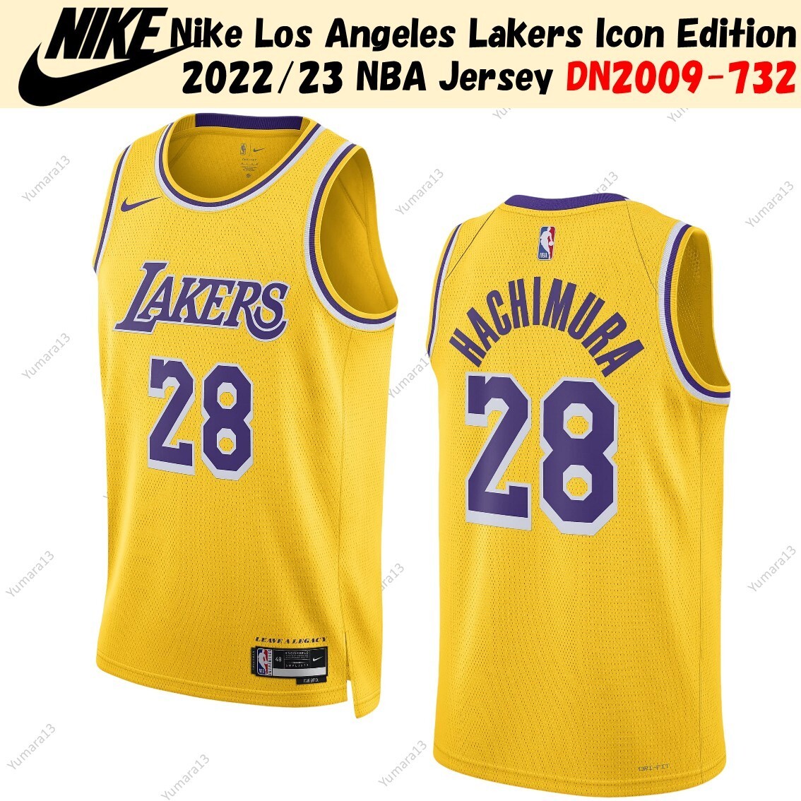 Nike Lakers ユニフォーム 23番 サイズ40 Los Angeles Lakers Icon Edition 2022/23 Men's Nike Dri-FIT