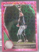 2021 Panini Prizm Draft Picks - Pink Velocity Prizm -  Mason Auer (Rays/RC)