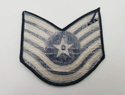 US Air Force Technical Sergeant TSGT Chevron Patches Full Color Large 4" NOS - Picture 3 of 4