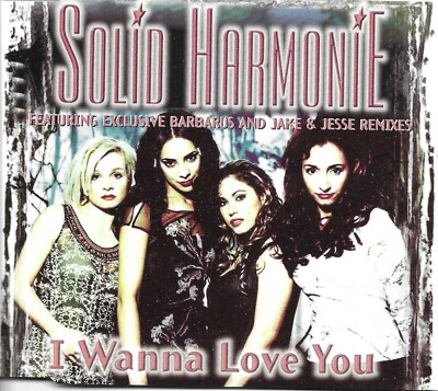 Honeyz SOLID HARMONIE I wanna Love you MIXES & RADIO CD single SEALED USA seller