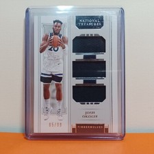 2018-19 Panini National Treasures Rookie Triple Materials Josh Okogie