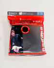 Free Country Microtech Heat 2pk Mens Base Layer Tops Black Size Large
