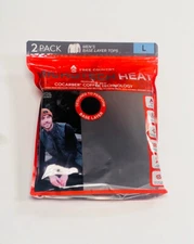 Free Country Microtech Heat 2pk Mens Base Layer Tops Black Size Large