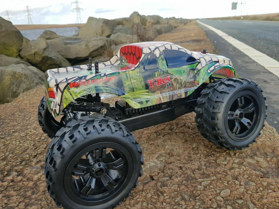 T-REX Monster Truck 2.4GZ Off Road Radio Remote Control Car 1/10 SPEED 20km/h - Image 2 of 4