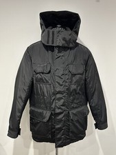 Weatherproof Garment Black Quilted Puffer With Attached Hood Jacket Large
