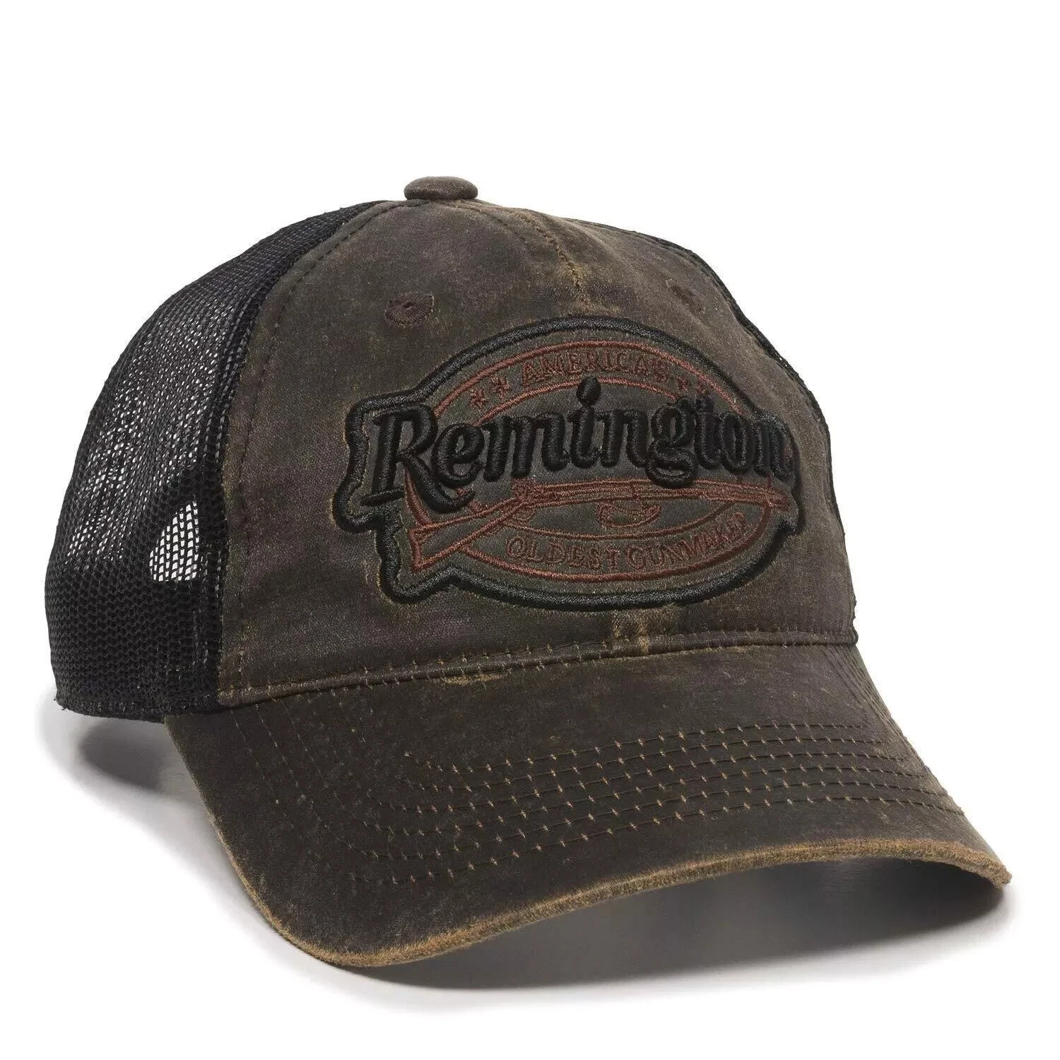 Outdoor Cap Remington Mens Weathered LC Logo Hat RM17A Dark Brown/Black One Size
Opens in a new wind