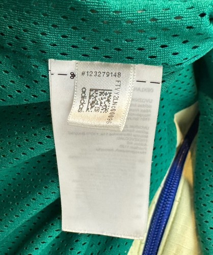 Adidas Alltimers Jacket Trefoil Windbreaker Pullover Haze Yellow Men’s Medium - Picture 5 of 9