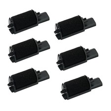 IR-40 6 Pack Compatible Calculator Printer Ribbon Ink Roller - Black