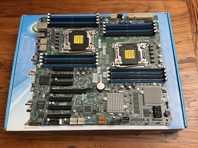 Supermicro X10DRH-C Motherboard, Dual LGA2011-3,Intel C612,DDR4,SAS-3108,E-ATX
