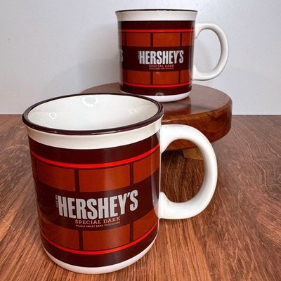 Set of 2 VTG Hershey's Special Dark Chocolate Bar Mugs