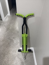 Flybar Master Pogo Stick for Boys and Girls Age 9 and Up, 80 to 160 Lbs., Green