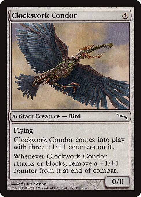 Clockwork Condor NonFoil Mirrodin 154 NM MTG