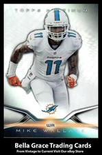 2014 Topps Platinum Mike Wallace #83 Miami Dolphins NFL Football