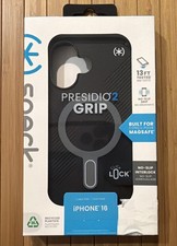 Speck Presidio 2 Grip ClickLock Apple iPhone 16 - Black Magsafe Brand New!