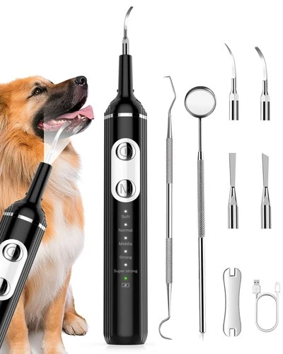 Wagner Stern Dog Toothbrush Plaque Remover LED Light 5 Modes – Rechargeable
