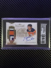2018-19 UD The Cup Splendor Connor McDavid #16/36 GameUsed Patch Auto SGC 8.5/10